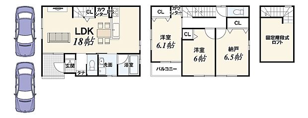2号地:新築参考プラン