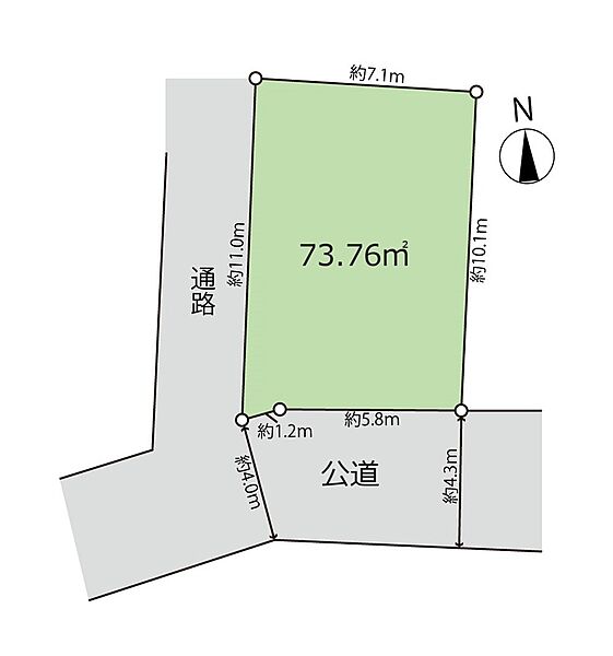 南西角地の光と風が吹き抜ける好立地。陽射しが燦々。周辺の緑も目に飛び込んできて心地いい至極のエリアです。