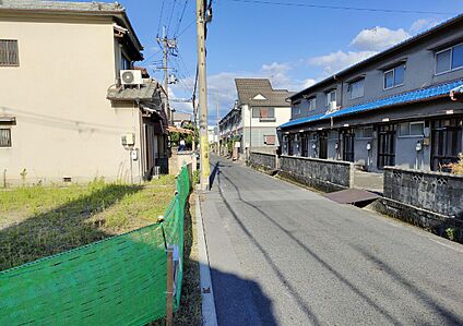 分譲地出入口付近