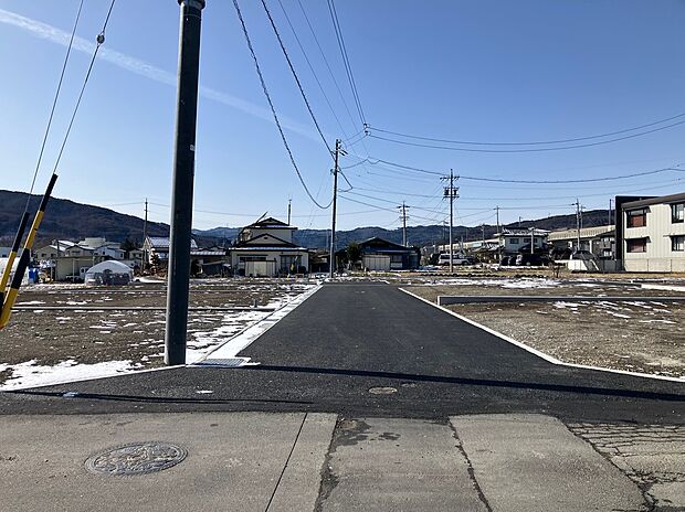 分譲地入口・正面（2026年2月撮影）