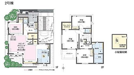 SIC+WIC＋納戸＋小屋裏収納
※1FLD ※リビングカウンター 