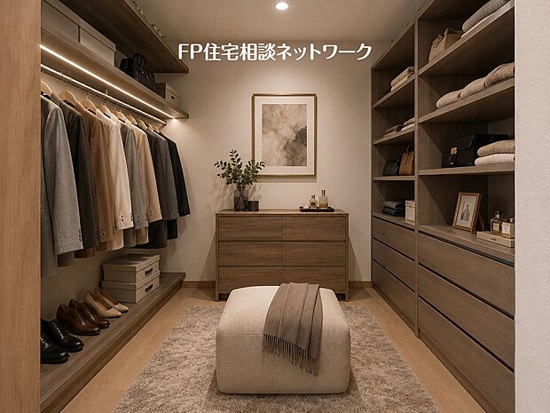 ■WIC■本画像はAIがCGで家具作成しており、実際の現地に家具は設置されておりません。また、販売価格に家具等は含まれておりません。