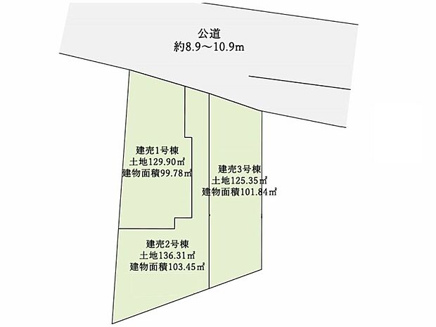 【その他画像】前面道路は約9mと広いため、お車の運転が苦手な方でも安心の立地。ベビーかーや車いすでの通行もしやすいですね。