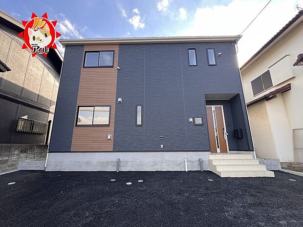 【Cradle garden 糟屋郡篠栗町和田第3】1号棟 現地(2026年1月上旬撮影)