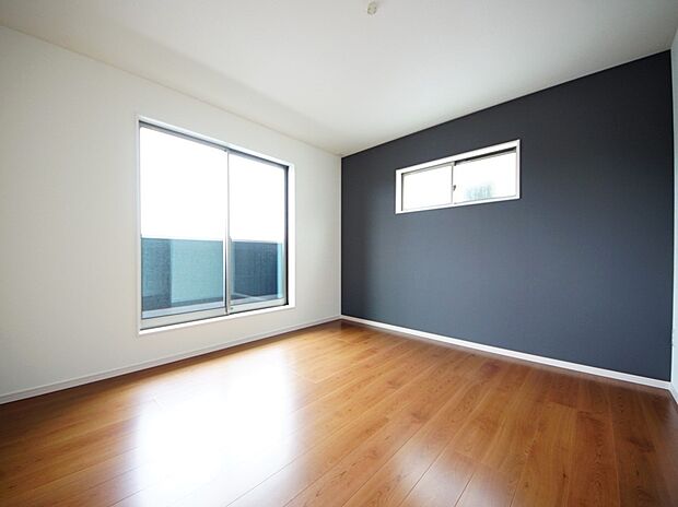 2階には洋室を4部屋ご用意いたします(1号棟同仕様)