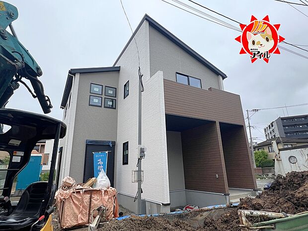 【Adoble　南区井尻5丁目1期】  2号棟外観(2026年4月中旬)撮影