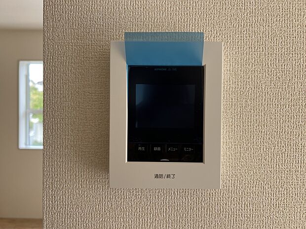 【防犯設備】TVモニター付きインターホン