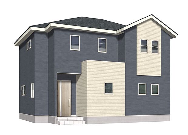 【完成予想図(外観)】外観完成予想図(3号棟)