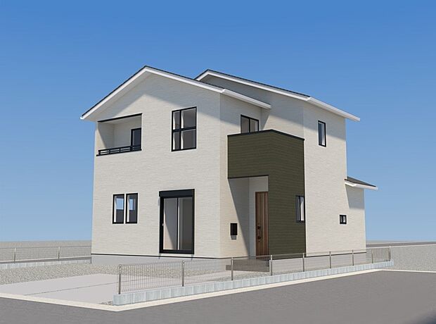 【完成予想図(外観)】外観完成予想図(4号棟)