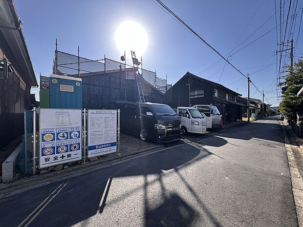 【前面道路含む現地写真】前面道路:北側4m公道