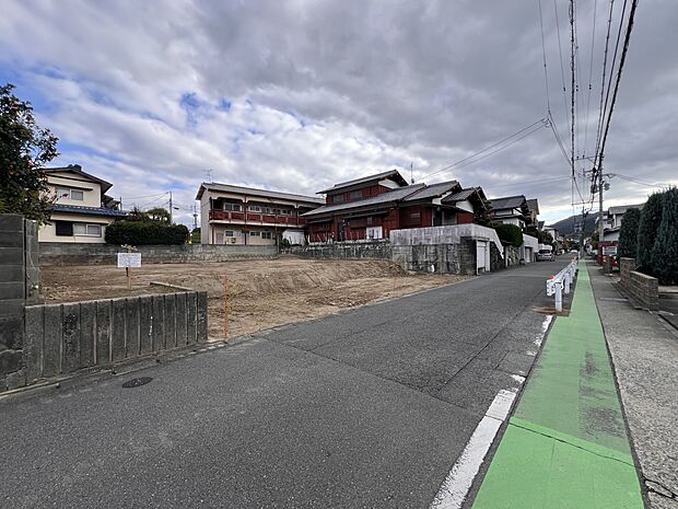 【前面道路含む現地写真】前面道路:西側6m公道
