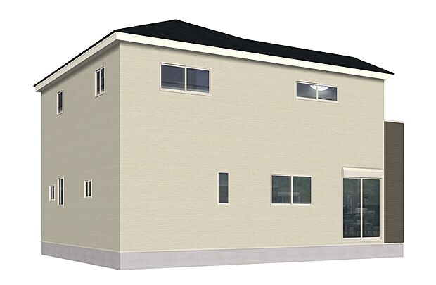 【完成予想図(外観)】完成予想外観パース