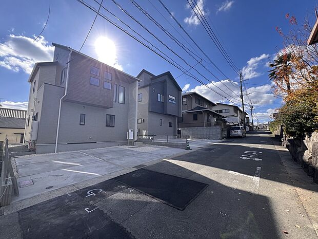 【前面道路含む現地写真】北側5.1m公道