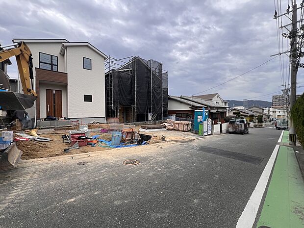 【前面道路含む現地写真】北側6m公道