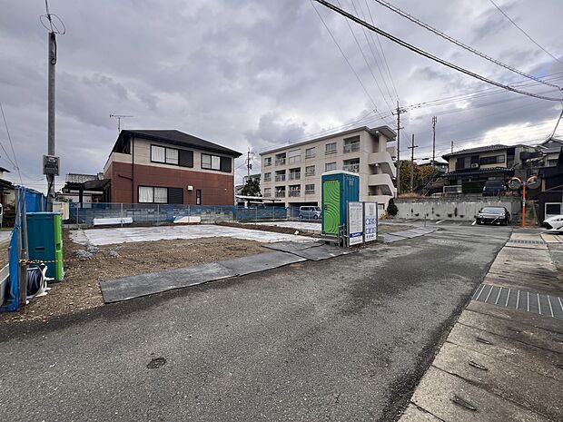 【前面道路含む現地写真】前面道路:東側4.1m公道