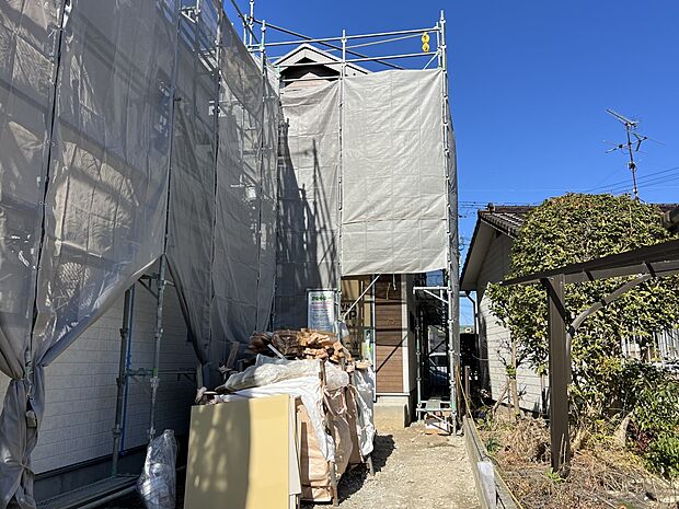 【現地外観写真】A号棟現地