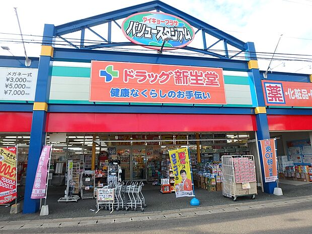 ドラッグ新生堂弥永店(約500m・徒歩7分)