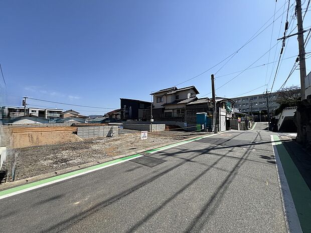 【前面道路含む現地写真】前面道路：北西側6ｍ公道