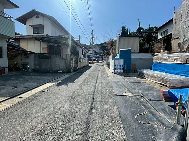 【前面道路含む現地写真】南側4.6m公道