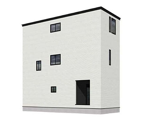 【完成予想図(外観)】完成予想外観パース