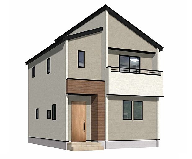 【完成予想図(外観)】完成予想外観パース(2号棟)