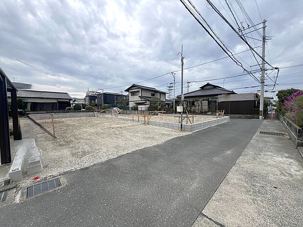 【前面道路含む現地写真】前面道路:北側4m公道