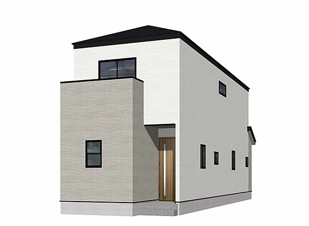 【完成予想図(外観)】完成予想外観パース(2号棟)