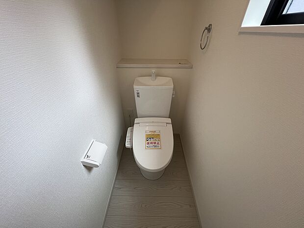 【トイレ】1.2階にトイレを設置しました!ウォシュレット機能付き(3号棟)