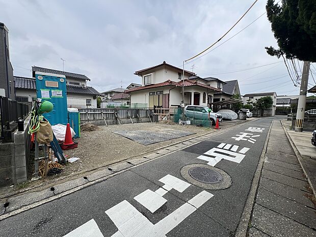 【前面道路含む現地写真】前面道路:北西側4m公道