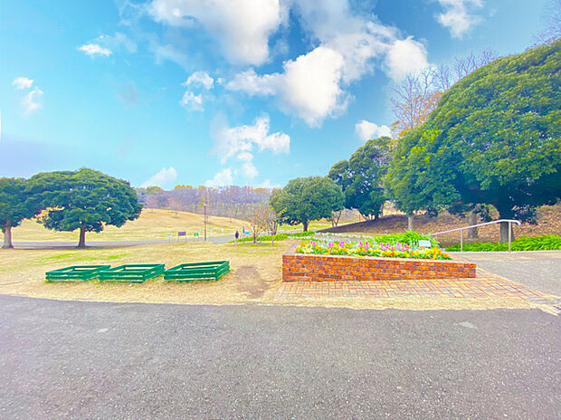 根岸森林公園まで600m。高台にある、見晴らしの良い大きな公園で、桜や梅が咲き誇り、ピクニックやお花見が楽しめます。広い敷地の中に自分だけのほっとするスポットが見つけられそうですね。