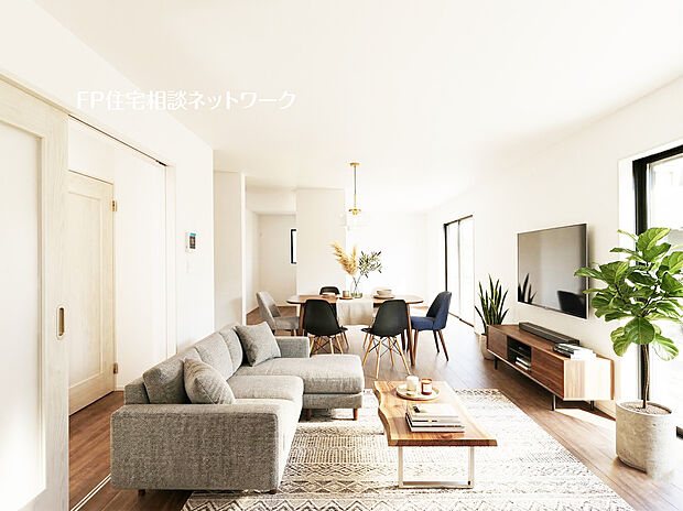 本画像はAIがCGで家具作成しており、実際の現地に家具は設置されておりません。また、販売価格に家具等は含まれておりません。