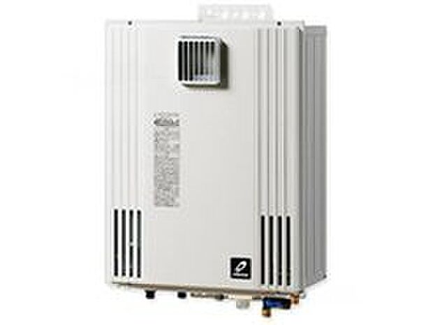 【省エネ給湯器　エコジョーズ】排気ガスの熱を再利用することで、従来型給湯器よりも熱効率を大幅に向上させた省エネ型のガス給湯器。ガスの消費量が少なく済むので、環境に優しく、ガス料金の節約も期待できます。