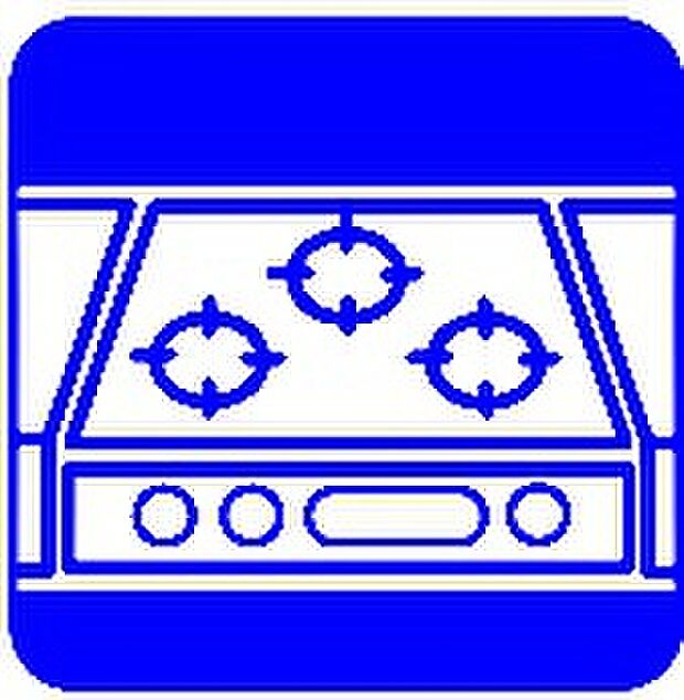 【3口ガスコンロ】慣れている方も多く、火力が目に見えるため、使いやすいという方も多い、3口のガスコンロ仕様です。新生活に伴い、鍋を買い換る必要がない世帯も多く、使い慣れた道具をそのまま使えます。