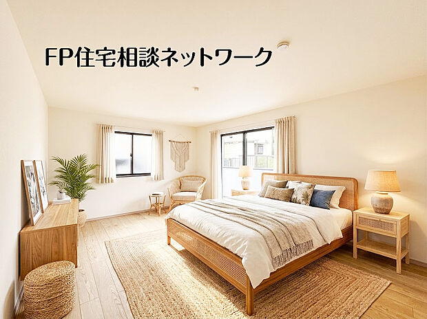 【バルコニーにつながる8.7帖の洋室】ゆとりある8.7帖の洋室は、ベッドや家具を配置しても広々と使える快適なプライベート空間。バルコニーへ直接つながる設計で、心地よい陽光や風を感じながら、爽やかな朝を迎えられます。