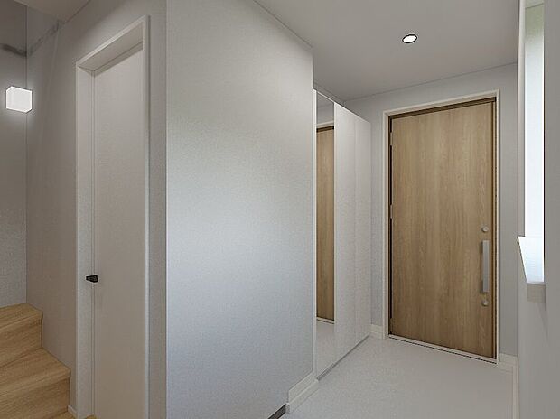 【玄関完成予想図】画像はイメージです。実際の商品とはデザイン・仕様が一部異なる場合がございます。