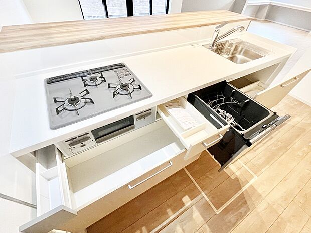 【スライド収納】使いやすさを優先したスライド式収納タイプ!