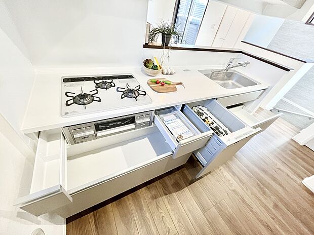 【スライド収納】使いやすさを優先したスライド式収納タイプ!