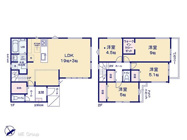 【4LDK】図面と異なる場合は現況を優先