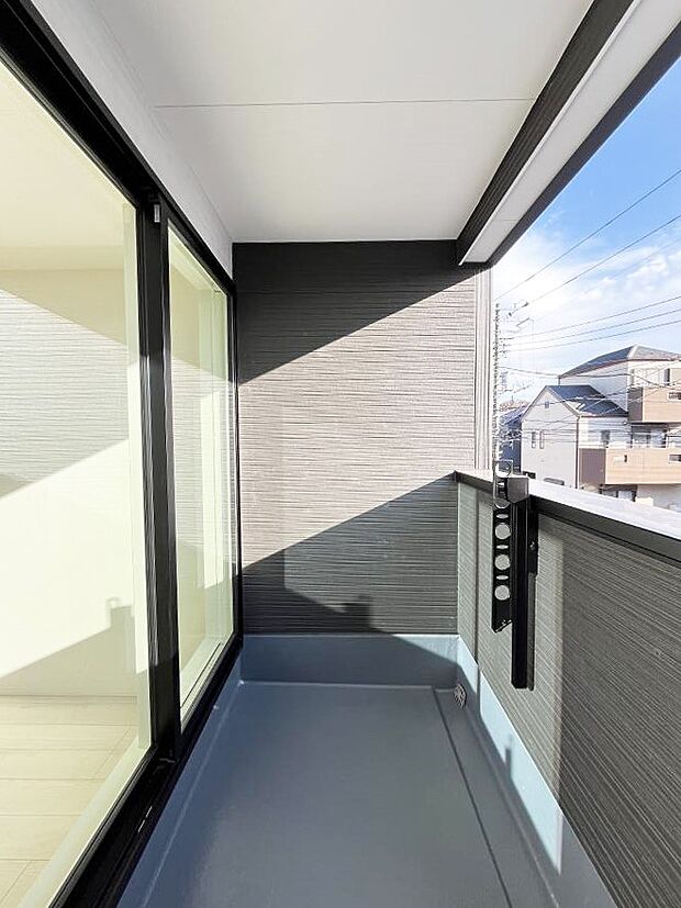 【バルコニー】風通しの良いバルコニー