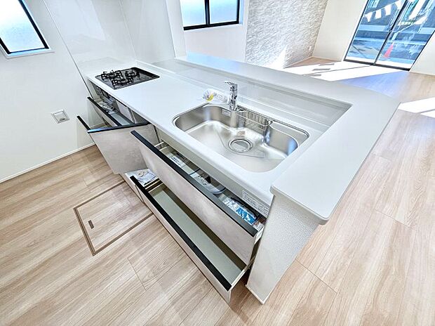 【スライド収納】使いやすさを優先したスライド式収納タイプ!