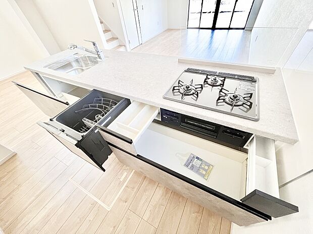 【スライド収納】使いやすさを優先したスライド式収納タイプ!