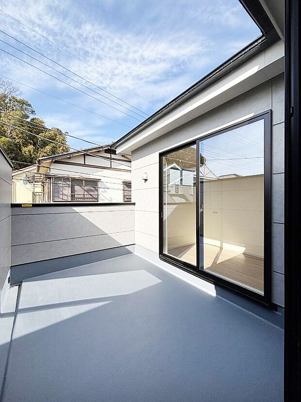 【バルコニー】風通しの良いバルコニー