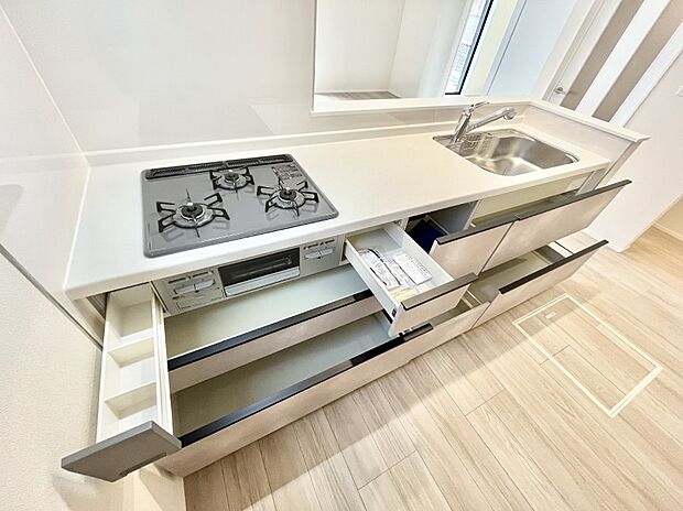 【スライド収納】使いやすさを優先したスライド式収納タイプ!