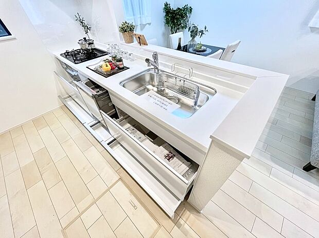 【スライド収納】使いやすさを優先したスライド式収納タイプ!