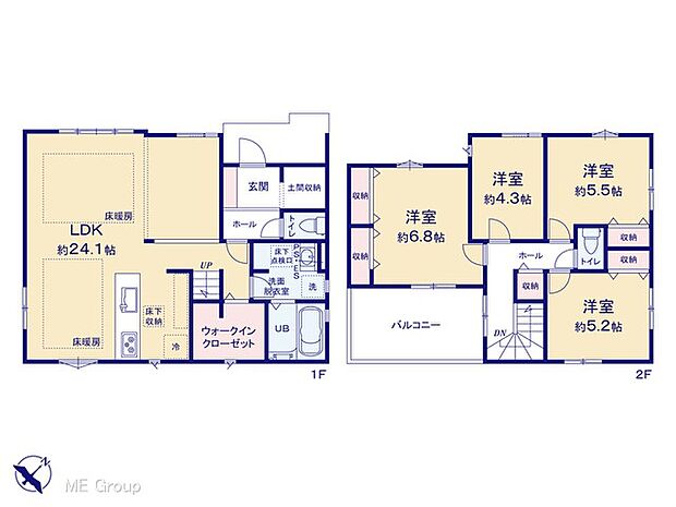 【4LDK】図面と異なる場合は現況を優先