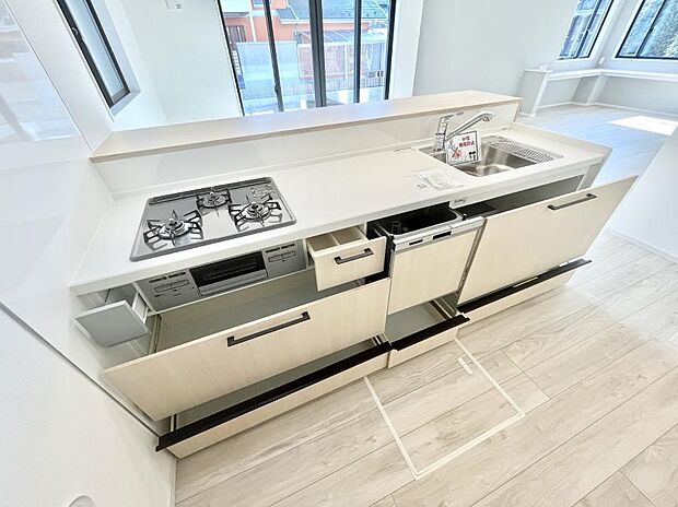 【スライド収納】使いやすさを優先したスライド式収納タイプ!