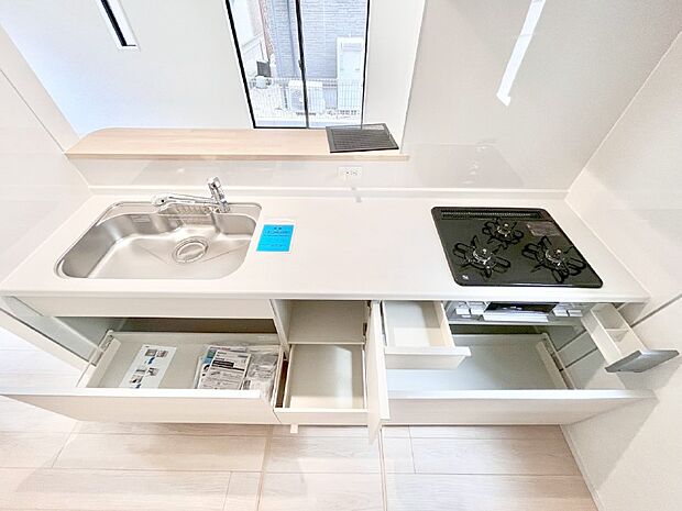 【スライド収納】使いやすさを優先したスライド式収納タイプ!