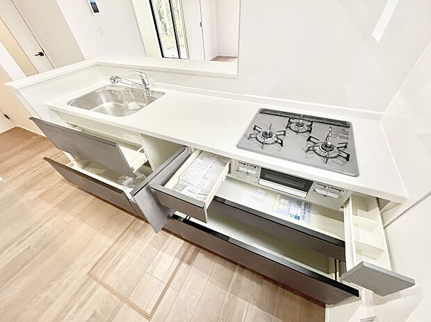 【スライド収納】使いやすさを優先したスライド式収納タイプ!