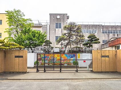 柏市立松葉中学校 600m(8分)