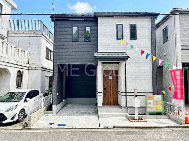 【現地外観写真】上質感あふれる外観デザイン。魅力の住まいを実現。 